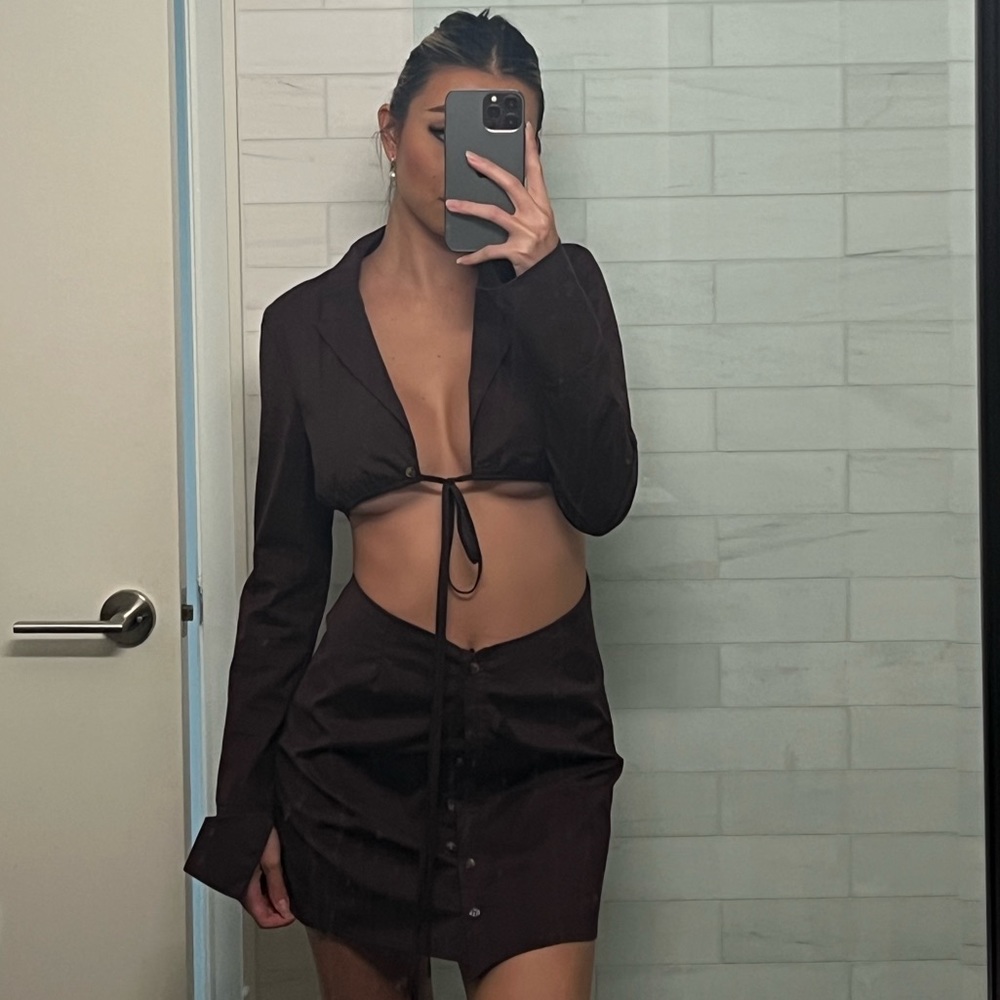 ABI Chocolate Dress